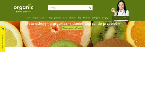organicmarket.pl site used Organicmarket