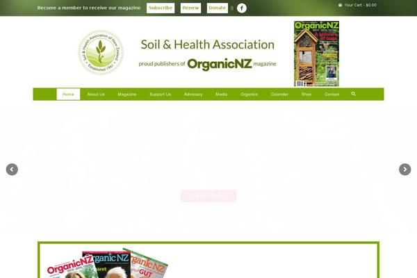 organicnz.org.nz site used Organickadence