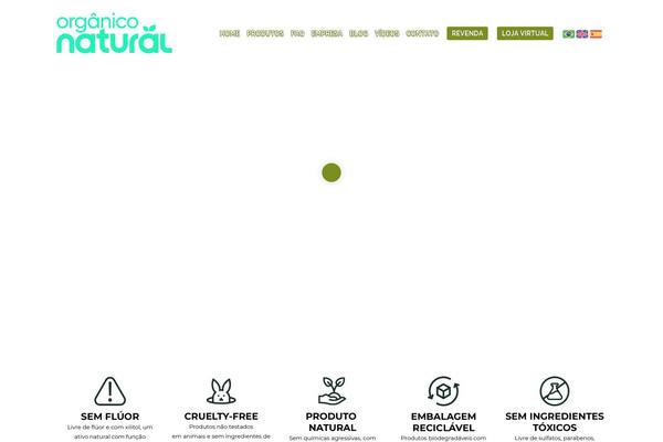 organiconatural.com.br site used Jonataslima.com