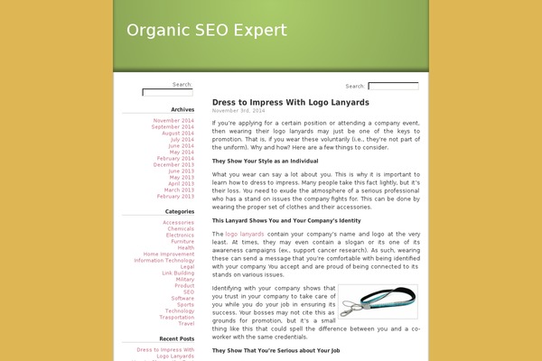 organicseoexpert.org site used Piedmont