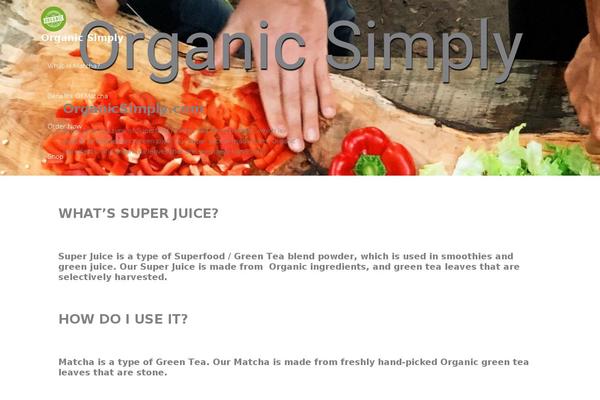 WordPress website example screenshot