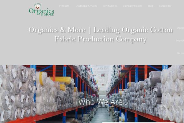 organicsnmore.com site used Manufacturer