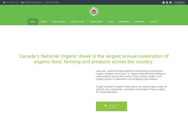 organicweek.ca site used Organic-week