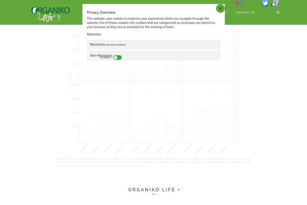 Organic-life theme site design template sample