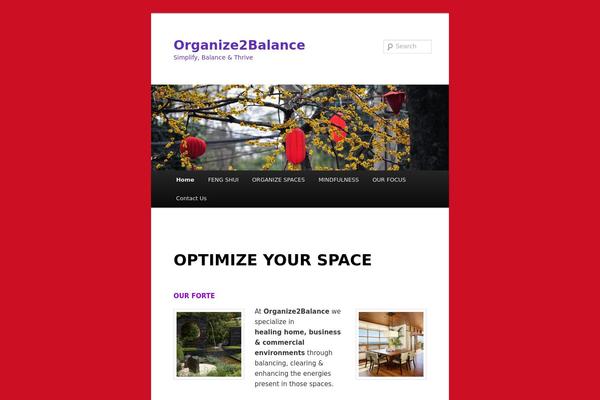 Twenty Eleven theme site design template sample