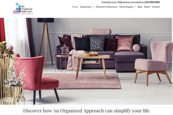 Total theme site design template sample