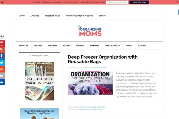 organizingmoms.com site used Organizingmoms
