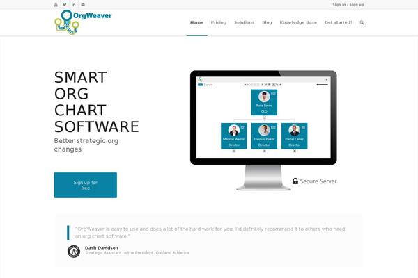 WordPress website example screenshot
