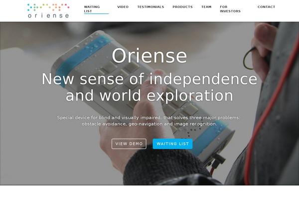 oriense.com site used Integral
