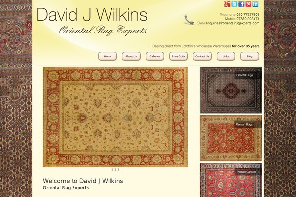 Twenty Ten theme site design template sample