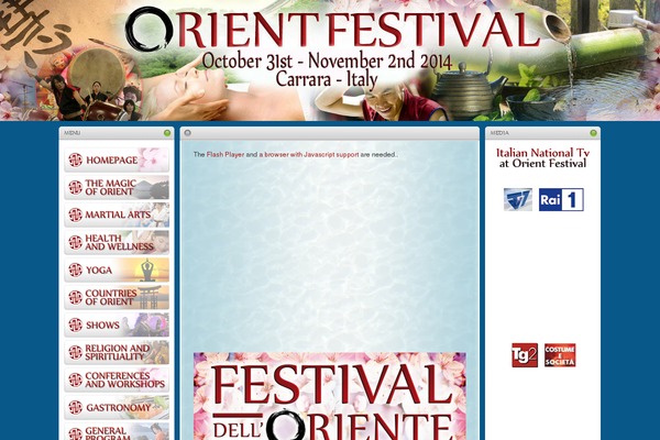 orientfestival.com site used I3theme-international