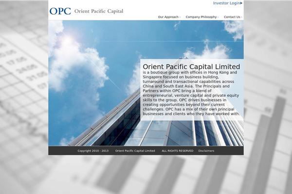 orientpacificcapital.com site used Opctheme