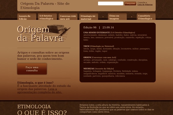 origemdapalavra.com.br site used Origem-da-palavra