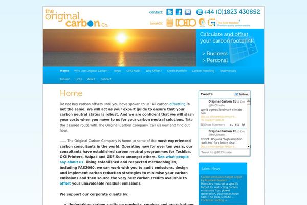 originalcarbon.com site used Originalcarbon