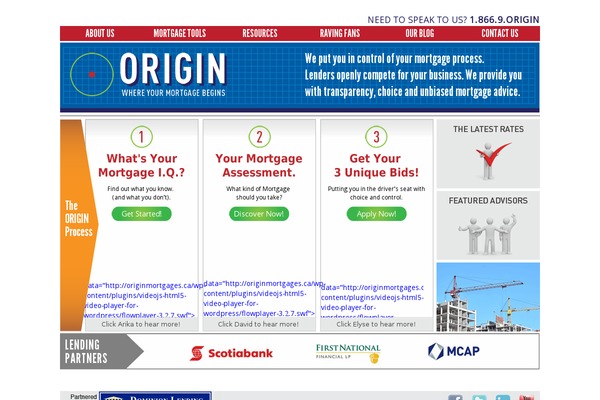 originmortgages.ca site used Origin2015sep