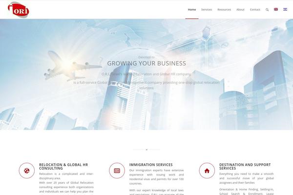 WordPress website example screenshot