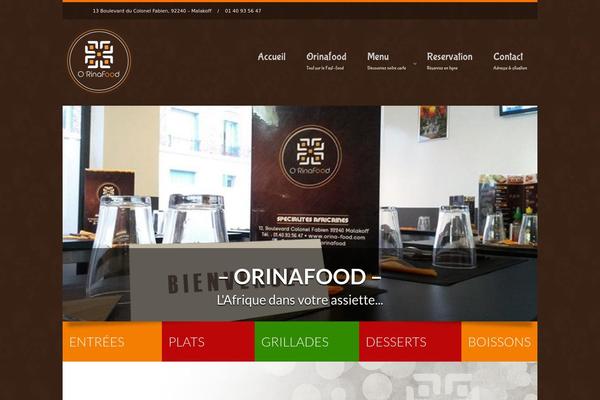 orina-food.com site used Orinafood2015