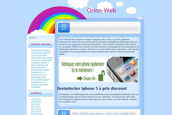 orion-web.net site used Rainbow-dreams