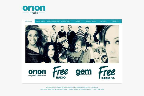 orionmedia.com site used Orion-corp
