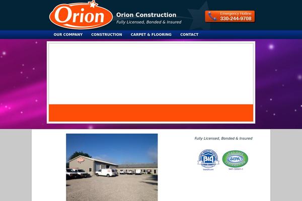 orionohio.com site used Orion
