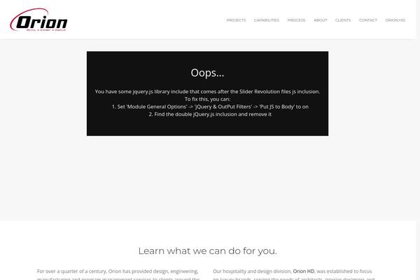 WordPress website example screenshot