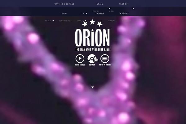 orionthemovie.com site used Orion