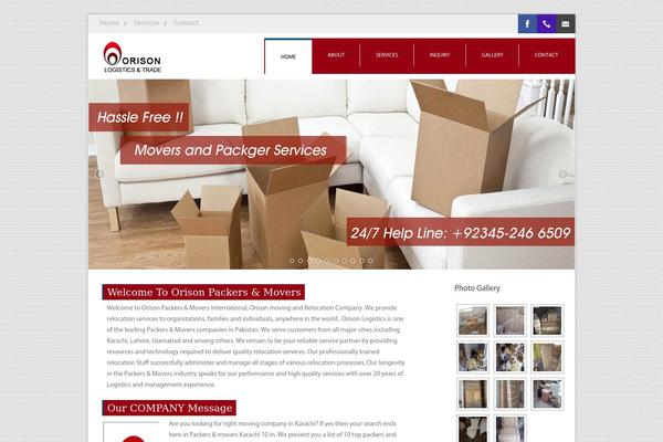 Site using Easing Slider plugin