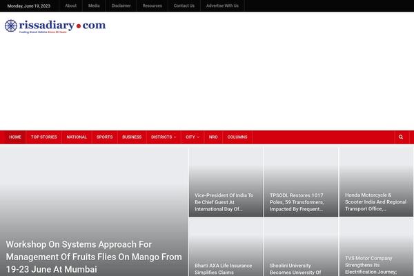 WordPress website example screenshot