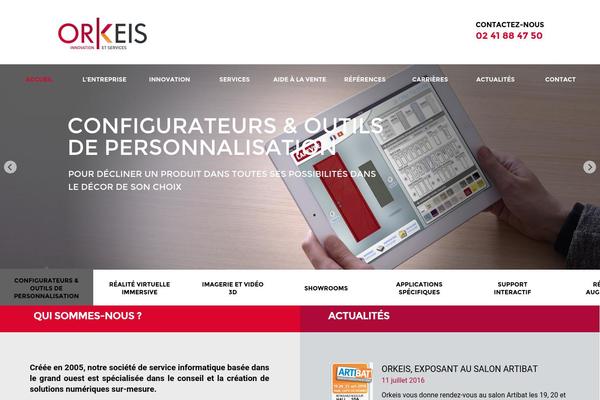 orkeis.fr site used Simphonis-theme