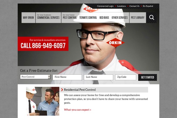 Orkin2014 theme websites examples