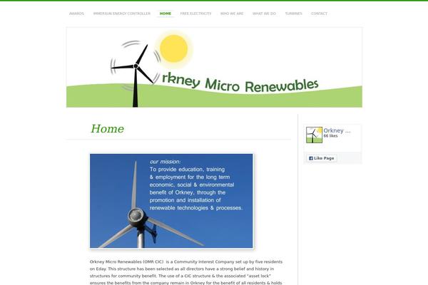 WordPress website example screenshot