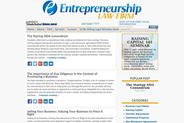 orlandobusinesslawyer.com site used Entrepreneurshiplawfirm