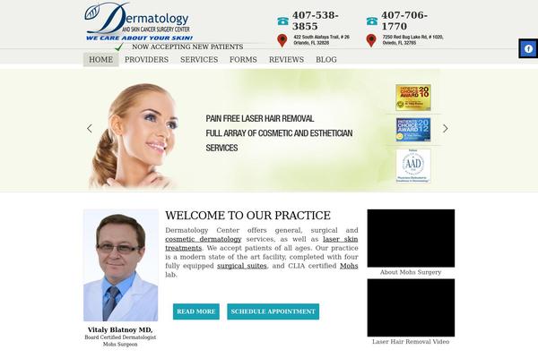 orlandodermatologycenter.com site used Dermatology