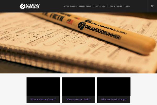 WordPress website example screenshot