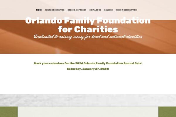 orlandofamilyfoundation.org site used Divi child