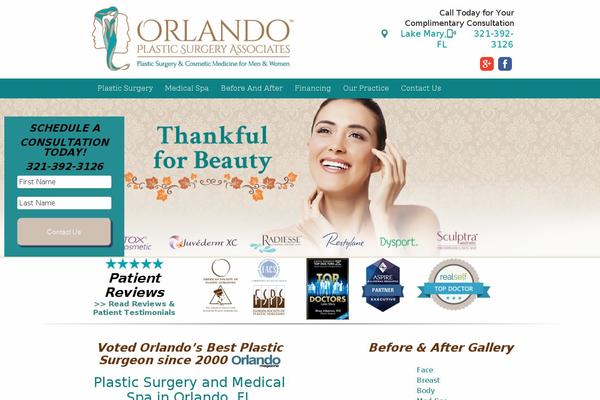 Orlando theme site design template sample