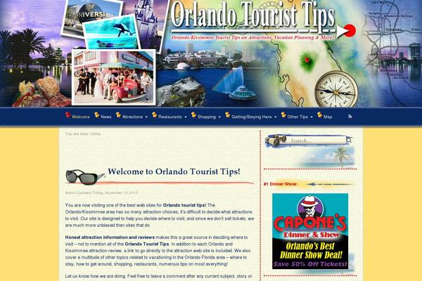 orlandotouristtips.com site used Orlando-tips