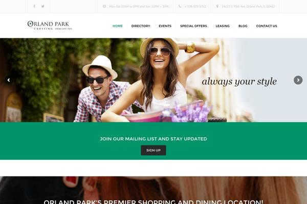 orlandparkcrossing.com site used Orland-park