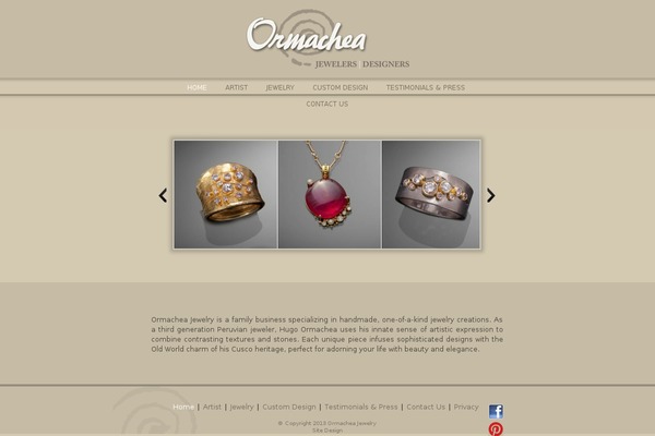 ormacheajewelry.com site used Ormachea