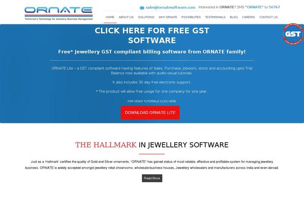 ornatesoftware.com site used Orante