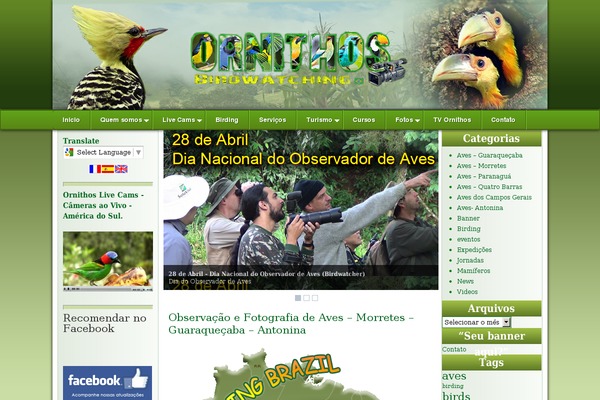 ornithos.com.br site used Temabrtem