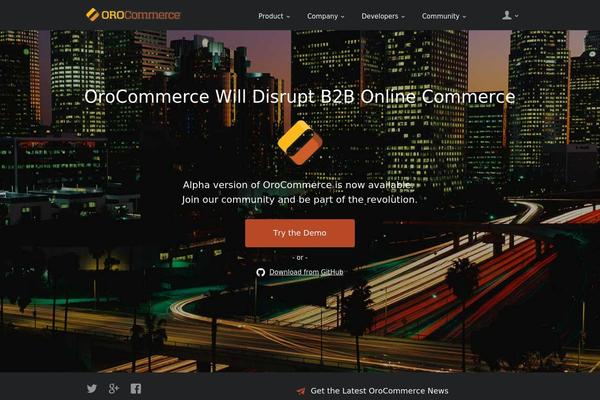 Commerce theme site design template sample