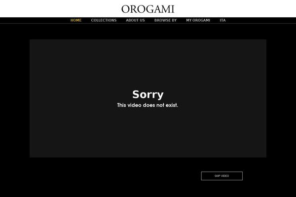 orogami.com site used Orogami