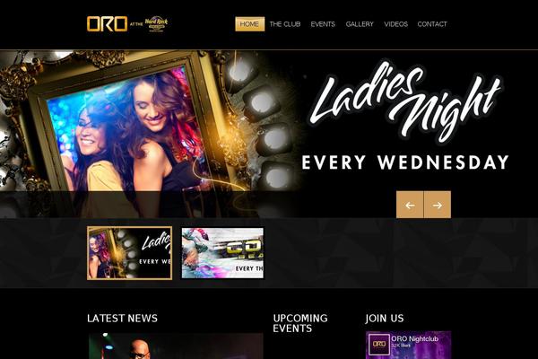 oronightclub.com site used Oro_theme