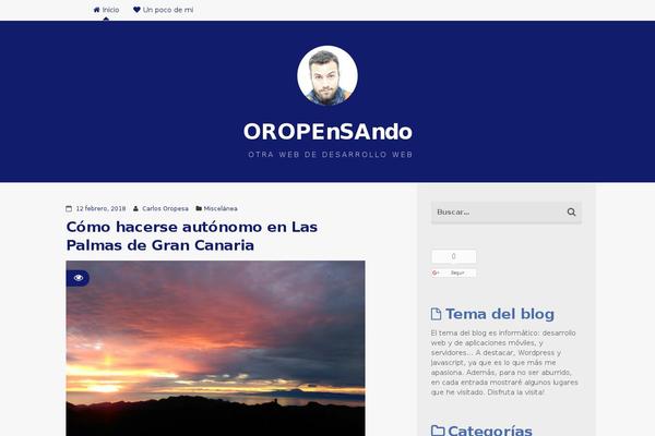 oropensando.com site used Alisios