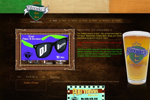 orourkespubhouse.com site used O_rourkes