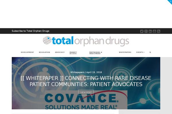 orphan-drugs.org site used X | The Theme