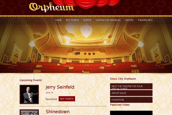 orpheumlive.com site used Ol