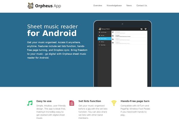 orpheus-app.com site used Opheus-3.0