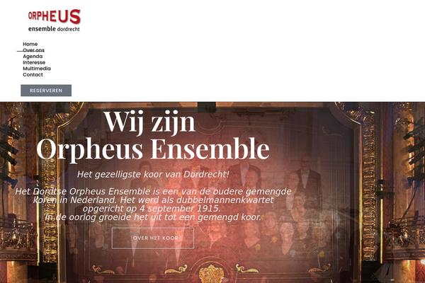 orpheusensemble.nl site used Orpheusensemble